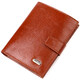Привлекательный вертикальный мужской бумажник среднего размера из натуральной гладкой кожи CANPELLINI 21858 Коричневый фото
