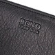 Удобный мужской клатч с одним отделением из натуральной кожи BOND 22031 Черный фото
