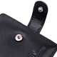 Горизонтальный мужской бумажник из натуральной кожи ST Leather 22443 Черный фото