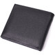 Кошелек среднего размера с оригинальной монетницей из натуральной кожи ST Leather 22458 Черный фото