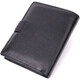 Солидный мужской бумажник вертикального формата из натуральной кожи ST Leather 22462 Черный фото