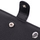 Солидный мужской бумажник из натуральной кожи ST Leather 22467 Черный фото
