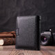 Солидный мужской бумажник из натуральной кожи ST Leather 22467 Черный фото