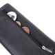 Лаконичный женский кошелек горизонтального формата из натуральной кожи ST Leather 22513 Черный фото