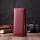Горизонтальный женский кошелек из натуральной кожи ST Leather 22516 Бордовый фото