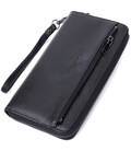 Зручний клатч для чоловіків із натуральної шкіри ST Leather 22681 Чорний