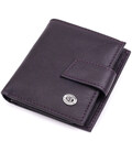 Компактный женский кошелек из натуральной кожи ST Leather 22855 Коричневый