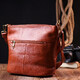 Нежная женская сумка на плечо Vintage sale_15003 кожаная Коричневый фото