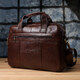 Портфель для мужчин из натуральной кожи Vintage 23040 Коричневый фото
