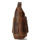 Мужская винтажная сумка через плечо Vintage 14782 Коричневая фото
