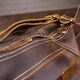 Мужская винтажная сумка через плечо Vintage 14782 Коричневая фото