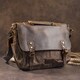 Солидный портфель на плечо Vintage 20119 Коричневый фото