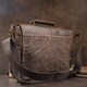 Солидный портфель на плечо Vintage 20119 Коричневый фото
