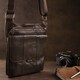 Сумка мужская гладкая Vintage 14742 Коричневая фото