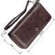 Женский клатч с ремешком на запястье ST Leather 18867 Коричневый фото