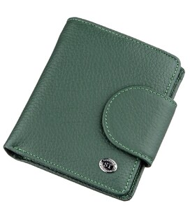 Кошелек женский компактный ST Leather 18959 Зеленый фото