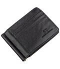 Мужской зажим с карманами для карточек ST Leather 18940 Черный