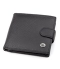 Чоловічий гаманець ST Leather 18345 (ST153) шкіряний Чорний