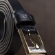 Ремень женский Grande Pelle 11070 кожаный Синий фото