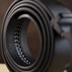 Ремень мужской c силуэтом буквы G Vintage 20287 Черный фото