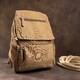 Компактный женский текстильный рюкзак Vintage 20196 Коричневый фото