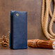 Вертикальный кошелек на кнопке женский ST Leather 19203 Темно-синий фото