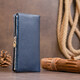 Вертикальный кошелек на кнопке женский ST Leather 19203 Темно-синий фото