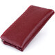 Вертикальный кошелек на кнопке женский ST Leather 19204 Бордовый фото