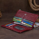 Вертикальный кошелек на кнопке женский ST Leather 19204 Бордовый фото