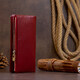 Вертикальный кошелек на кнопке женский ST Leather 19204 Бордовый фото