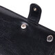 Вертикальный мужской бумажник из натуральной кожи ST Leather 19406 Черный фото