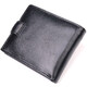 Классический мужской бумажник из натуральной кожи ST Leather 19407 Черный фото