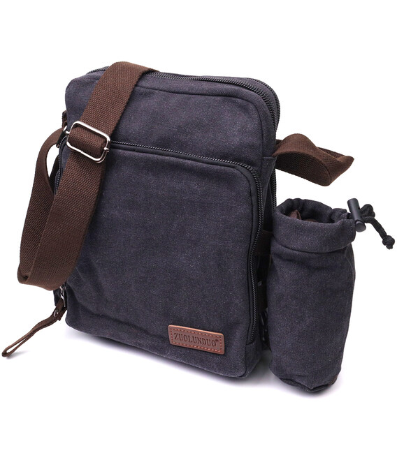 Текстильная сумка с чехлом для воды Vintage 22208 Черный фото