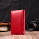 Женский кошелек в три сложения из натуральной кожи ST Leather 19469 Красный фото