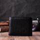 Качественный зажим из натуральной кожи ST Leather 22472 Черный фото