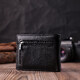 Качественный зажим из натуральной кожи ST Leather 22472 Черный фото