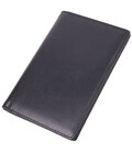 Мужское портмоне без застежки из натуральной кожи Vintage sale_15036 Черный