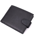 Горизонтальный кошелек для мужчин из натуральной кожи Vintage sale_15037 Черный
