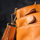 Небольшая женская сумка из натуральной кожи sale_15124 Vintage Рыжий фото