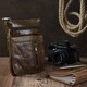 Барсетка мужская из натуральной кожи 14989 Vintage Коричневая фото