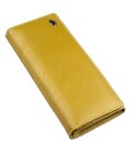 Класичний гаманець для жінок на магніті ST Leather 18871 Гірчичний