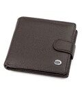 Чоловічий гаманець ST Leather 18347 (ST153) функціональний Коричневий