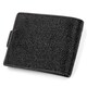 Портмоне мужское STINGRAY LEATHER 18070 из натуральной кожи морского ската Черное фото