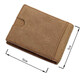 Зажим для денег Vintage 14532 из натуральной кожи Коричневый фото