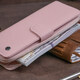 Вертикальный вместительный кошелек из кожи женский ST Leather 19303 Розовый фото