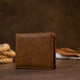 Портмоне унисекс матовое Vintage 20421 Коричневое фото