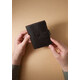 Обкладинка-портмоне для військового квитка та посвідчення УБД коричнева краст - картинка, зображення, фото