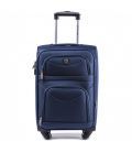 Чемодан Wings 6802 большой L синий 4 колесный фото, картинка, изображение