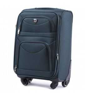 Валіза Wings 6802 велика L зелена 4 колесна - картинка, зображення, фото валізи