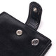 Надежный мужской бумажник из натуральной гладкой кожи ST Leather 19408 Черный фото